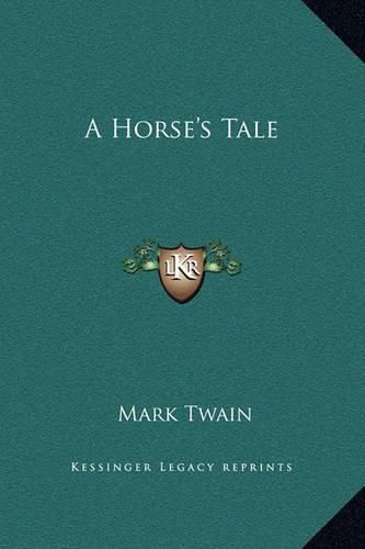 Cover image for A Horse's Tale