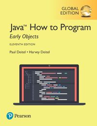 Cover image for Java How to Program, Early Objects, Global Edition