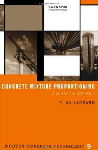 Cover image for Concrete Mixture Proportioning: A Scientific Approach