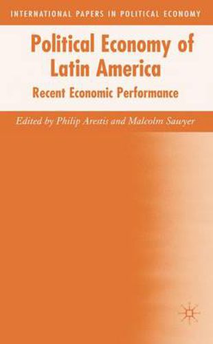 Cover image for Political Economy of Latin America: Recent Economic Performance