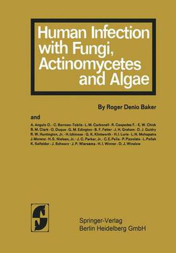 Cover image for Human Infection with Fungi, Actinomxcetes and Algae