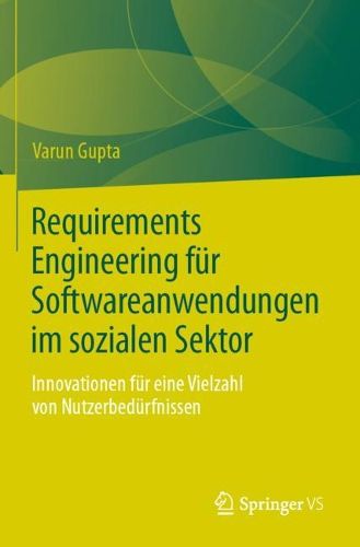 Cover image for Requirements Engineering fuer Softwareanwendungen im sozialen Sektor