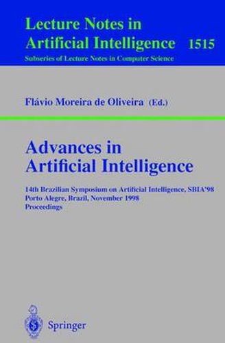 Advances in Artificial Intelligence: 14th Brazilian Symposium on Artificial Intelligence, SBIA'98 Porto Alegre, Brazil, November 4-6, 1998, Proceedings