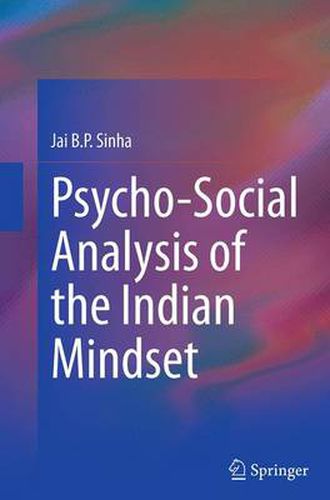 Cover image for Psycho-Social Analysis of the Indian Mindset