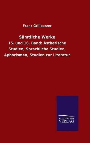 Cover image for Samtliche Werke