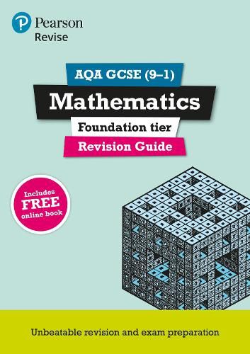 Pearson REVISE AQA GCSE (9-1) Maths Foundation Revision Guide: for home learning, 2022 and 2023 assessments and exams