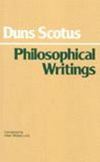 Cover image for Duns Scotus: Philosophical Writings