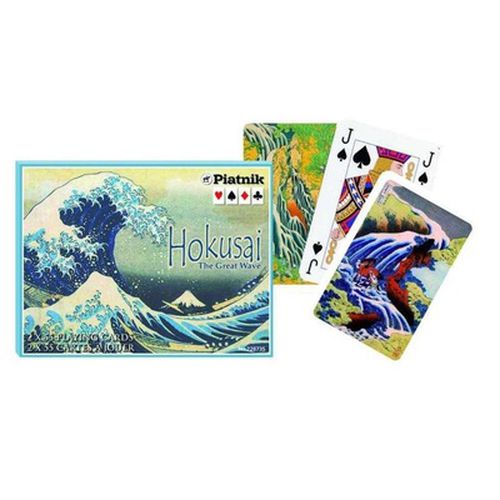 Cover image for Hokusai, The Wave Playing Cards Double Deck