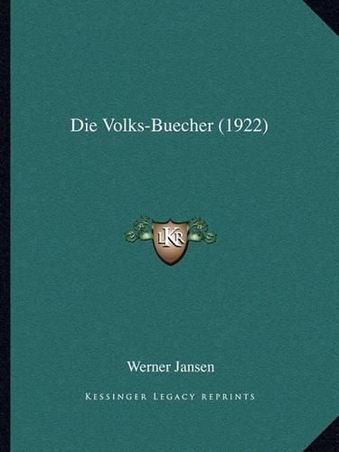 Cover image for Die Volks-Buecher (1922)