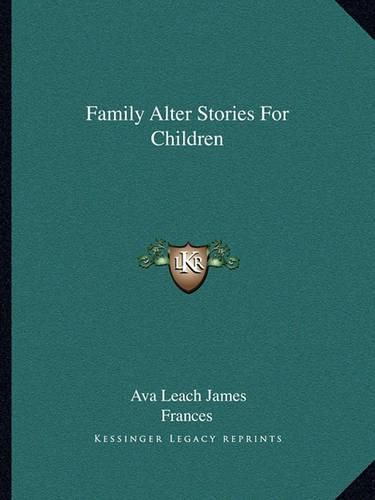 Cover image for Family Alter Stories for Children