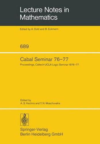 Cover image for Cabal Seminar 76-77: Proceedings, Caltech-UCLA Logic Seminar 1976-77