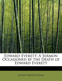 Cover image for Edward Everett