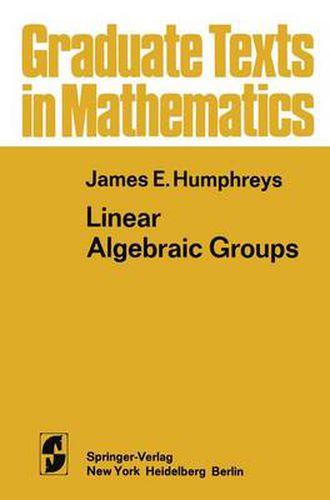 Cover image for Linear Algebraic Groups