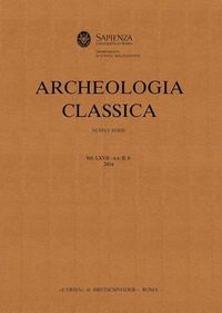 Cover image for Archeologia Classica 2016 Volume 67, N.S. II, 6