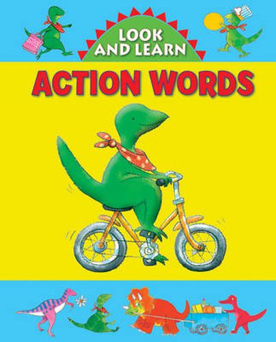 Cover image for Look and Learn with Little Dino: Action Words