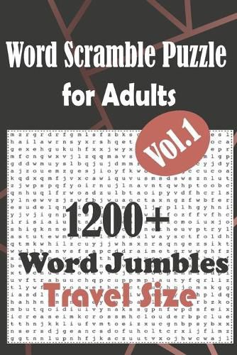 Word Scramble Puzzle for Adults Travel Size, Blue Velmar Bird
