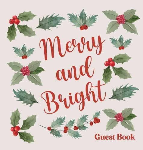 Cover image for Christmas Guest Book (hardback)