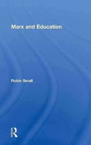 Cover image for Marx and Education