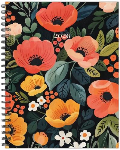 Cover image for Poppy Plans 2026 8.5 X 11 Weekly Monthly Softcover Planner