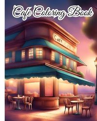 Cover image for Cafe Coloring Book