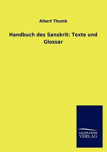 Cover image for Handbuch des Sanskrit: Texte und Glossar