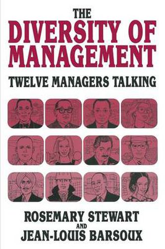 Cover image for The Diversity of Management: Twelve Managers Talking