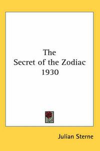 Cover image for The Secret of the Zodiac 1930