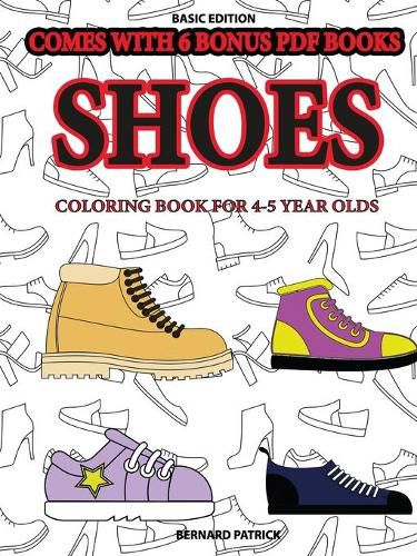 Cover image for Coloring Book for 4-5 Year Olds (Shoes)