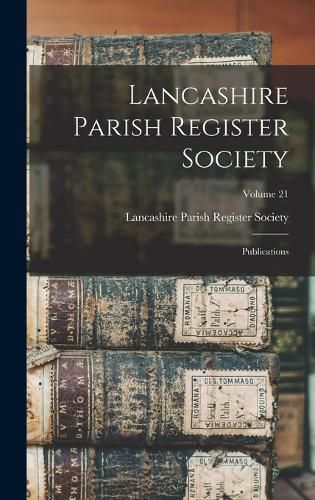 Cover image for Lancashire Parish Register Society