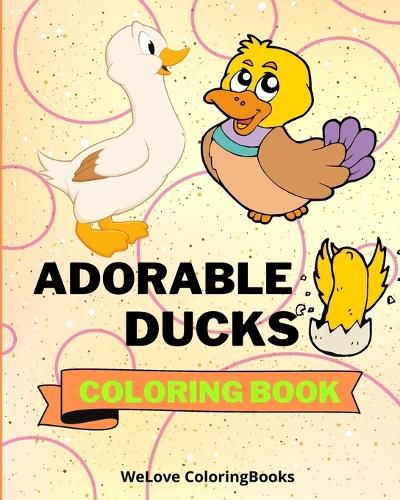 Cover image for Adorable Ducks Coloring Book