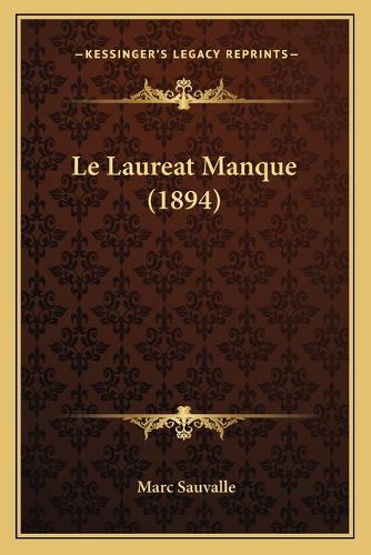 Cover image for Le Laureat Manque (1894)