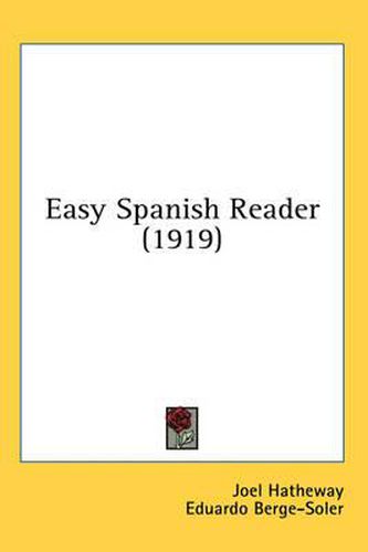 Cover image for Easy Spanish Reader (1919)