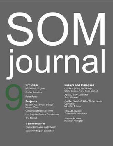 Cover image for SOM Journal 9