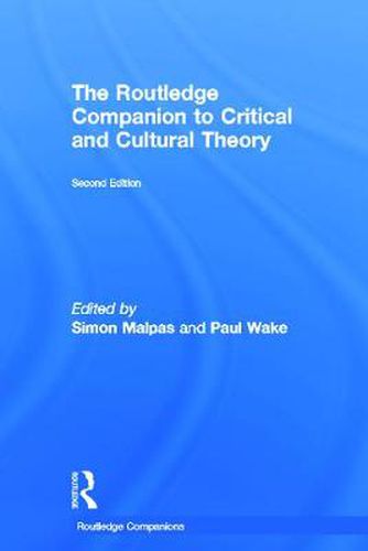 Cover image for The Routledge Companion to Critical and Cultural Theory