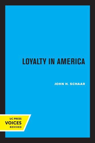 Cover image for Loyalty in America