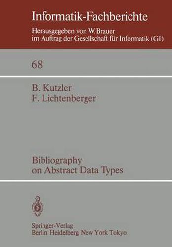 Cover image for Bibliography on Abstract Data Types