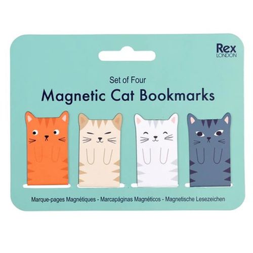 Cover image for Magnetic Cat bookmarks (Set of 4)