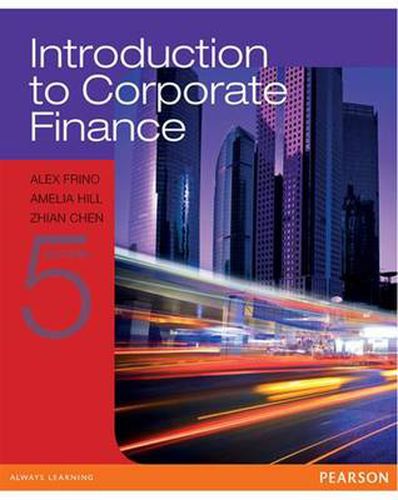 Cover image for Introduction to Corporate Finance