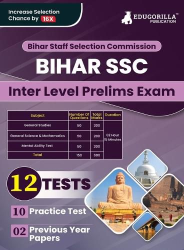 BSSC Inter Level Prelims Exam Book 2023 (English Edition) Bihar Staff Selection Commission 10 Practice Tests and 2 Previous Year Papers ( 1800+ Solved MCQs) with Free Access To Online Tests