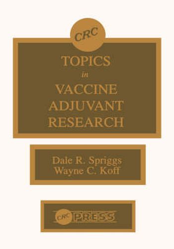 Cover image for Topics in Vaccine Adjuvant Research