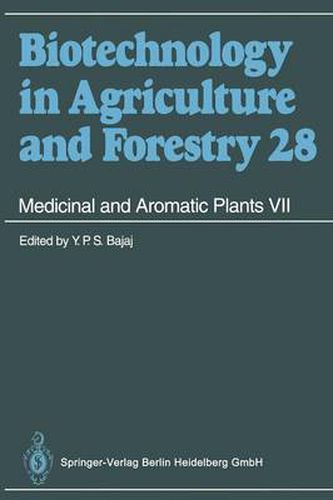 Cover image for Medicinal and Aromatic Plants VII