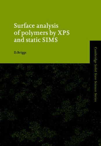 Cover image for Surface Analysis of Polymers by XPS and Static SIMS