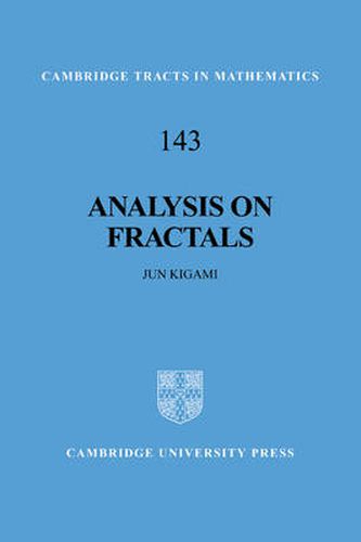 Cover image for Analysis on Fractals