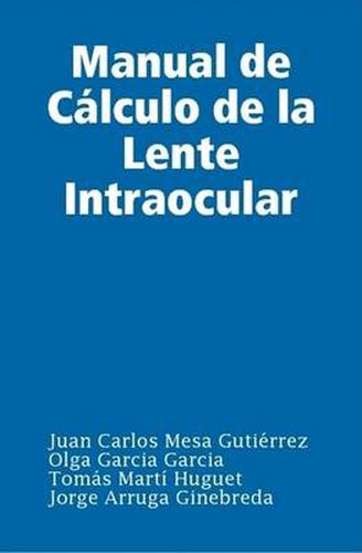Manual De Calculo De La Lente Intraocular