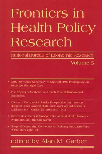 Cover image for Frontiers in Health Policy Research