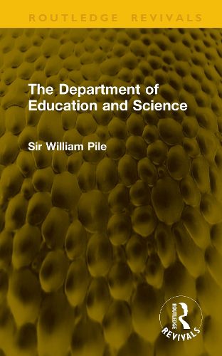 Cover image for The Department of Education and Science