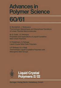 Cover image for Liquid Crystal Polymers II/III