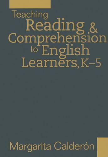 Cover image for Teaching Reading & Comprehension to English Learners, K-5