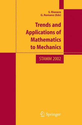 Cover image for Trend and Applications of Mathematics to Mechanics: STAMM 2002