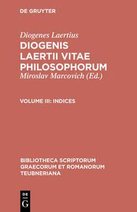 Cover image for Diogenes Laertius: Vitarum CB